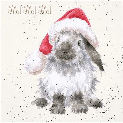 Wrendale Christmas Card - Ho Ho Ho!
